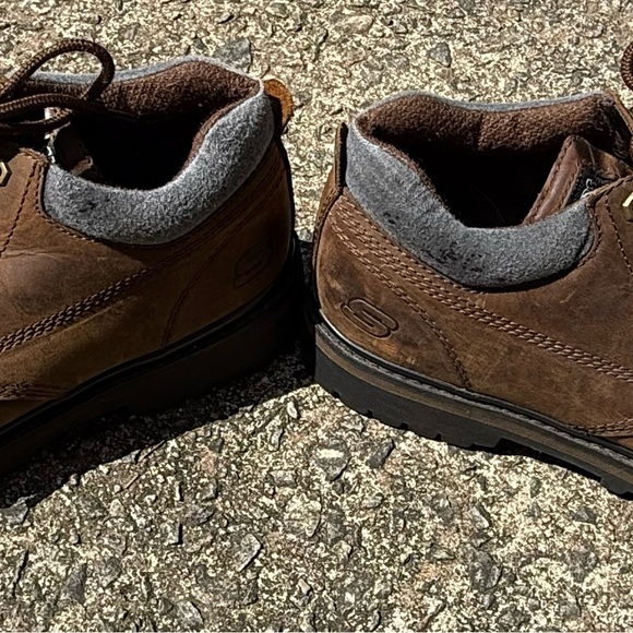 Skechers Brown and Gray Boots with Rugged Comfort - Picture 3 of 9